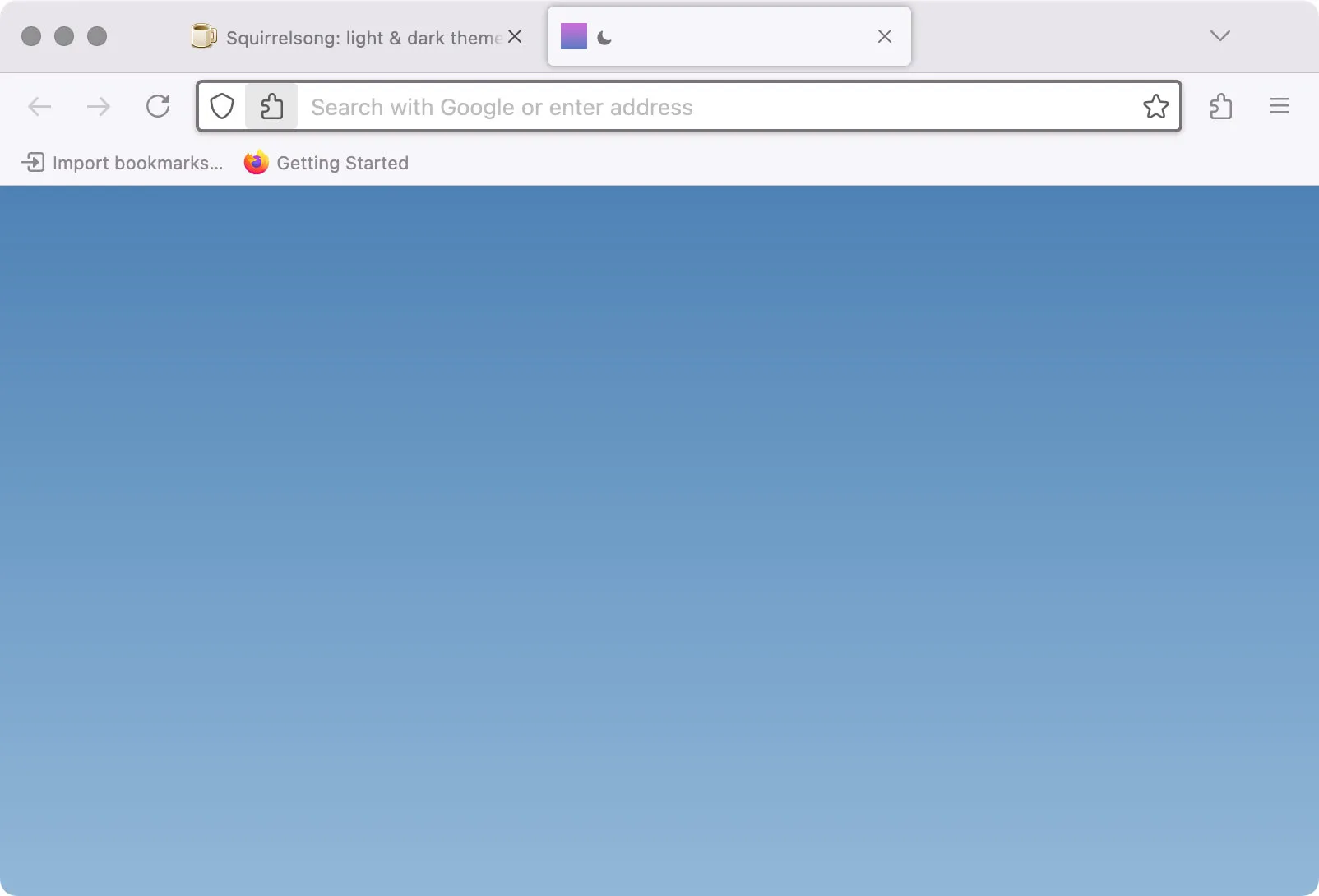 Squirrelsong Light theme for Firefox